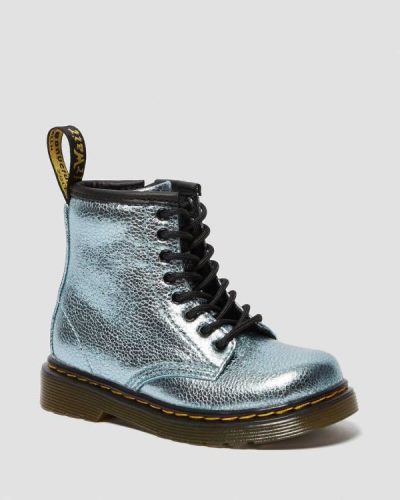 Botas Dr Martens Toddler 1460 Crinkle Metallic Para Niños DR4812P